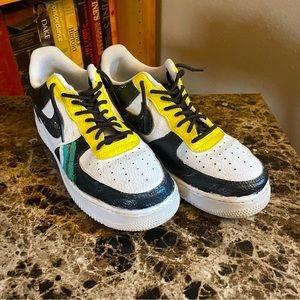 Custom Space Themed Air Force Ones
